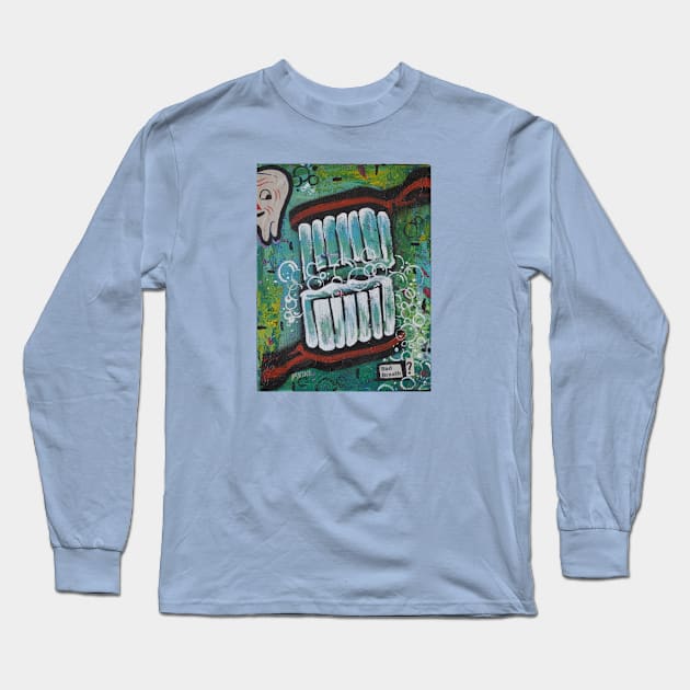 Bad Breath? Long Sleeve T-Shirt by GnarledBranch